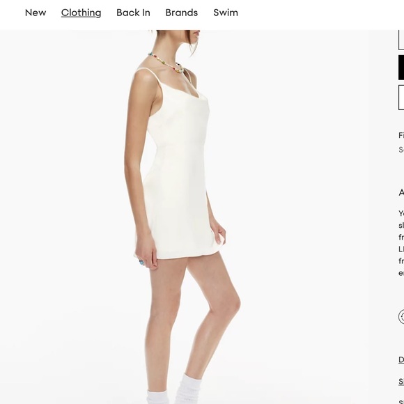 Sunday Best Spencer Cowl neck mini dress - M Light birch - Picture 4 of 10